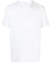 Lardini - Tops ,Wit ,Wol Wool Jersey T-Shirt - Lyst
