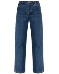 A.P.C. - Jeans ,Blauw ,Katoen Straight-Leg Jeans - Lyst