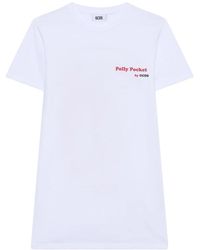 Gcds - Kleedjes ,Wit ,Katoen Polly Pocket Tee Jurk - Lyst