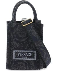 Versace - Athena barocco mini tote tasche - Lyst