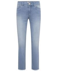 Seductive - Jeans ,Blauw ,Denim Claire Cropped Denim Jeans - Lyst