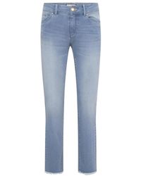 Seductive - Jeans ,Blauw ,Denim Claire Cropped Denim Jeans - Lyst