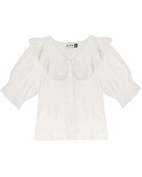 RIXO London - Top Bordado Quince - Lyst