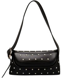OSOI - Tassen ,Zwart ,Leer Stud - Lyst