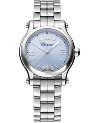 Chopard - Accessoires ,Grijs ,Satijn Happy Sport 30 Mm Horloge - Lyst