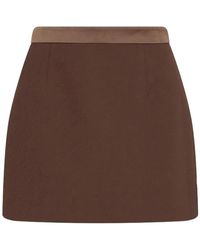 Marella - Rokken ,Bruin ,Short Skirt - Lyst
