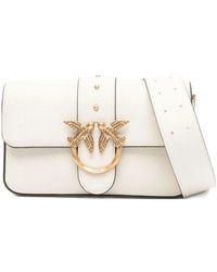Pinko - Love-Bird Clasp Studded Strap Tasche - Lyst