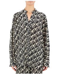 Seventy - Overhemden ,Veelkleurig ,Gedrukt Casual Overhemd - Lyst