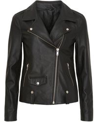 Notyz - Jackets > Leather Jackets - Lyst