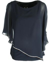 FRANK LYMAN - Blauwe Blouse Stijl 185420 - Lyst