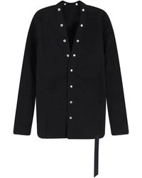 Rick Owens - Overhemden ,Zwart ,Camicia Larry Fogpocket Shirt - Lyst