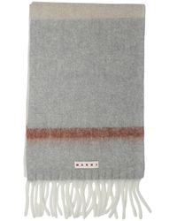 Marni - Accessoires ,Grijs ,Wol Grijze Sjaal Aw 25 Accessoires - Lyst