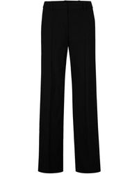 Windsor. - Broeken ,Zwart ,Wol Wollen Businessbroek - Lyst