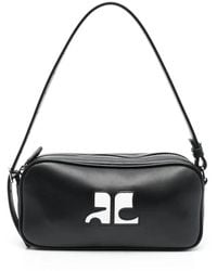 Courreges - Schwarze ac baguette handtasche - Lyst