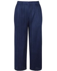 Issey Miyake - Wide Trousers - Lyst