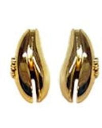 Tory Burch - Wellenohrring Zubehör - Lyst