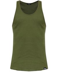 DSquared² - Geribbelde Mouwloze Lingerie Top - Lyst