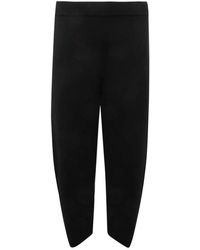 Max Mara - Broeken ,Zwart ,Polyester Dula Gebreide Broek - Lyst