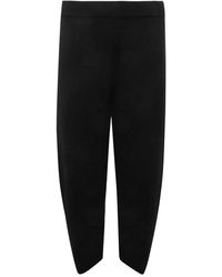 Max Mara - Broeken ,Zwart ,Polyester Dula Gebreide Broek - Lyst