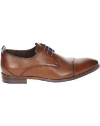 Floris Van Bommel - Business Low Schuhe Cognac Leder - Lyst