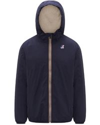 K-Way - Jassen ,Blauw ,Claude Orsetto Jas - Lyst