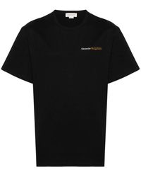 Alexander McQueen - Schwarze t-shirts und polos von mcqueen - Lyst