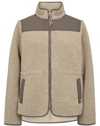 Mos Mosh - Jassen ,Grijs ,Faux Shearling Jas - Lyst