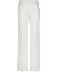 Marc Cain - Comfortabele High-Waist Wide Leg Broek - Lyst