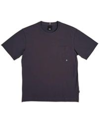 DUNO - Blau t-shirt technischer stoff tasche - Lyst