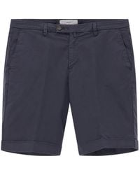BRIGLIA - Korte Broeken ,Blauw ,Katoen Bermuda Shorts - Lyst