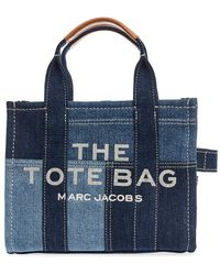 Marc Jacobs - Denim patchwork medium tote tasche,stylische taschen - Lyst