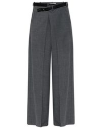 DARKPARK - Broeken ,Grijs ,Wol Wool Broeken Gaia - Lyst