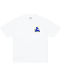 Palace - Tops ,Wit ,Katoen Eu Tri T-Shirt - Lyst