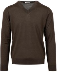 Paolo Pecora - V-Neck Knitwear - Lyst