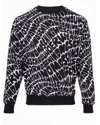 Moschino - Hoodies & Sweatvesten ,Zwart ,Katoen Zwart Katoenen Shirt Met Lange Mouwen - Lyst