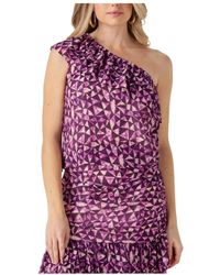 Suncoo - Tops ,Paars ,Paarse Liago Top Voor Vrouwen - Lyst