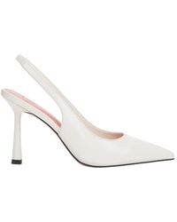 ESTRO - Leder Slingback Pumps - Lyst