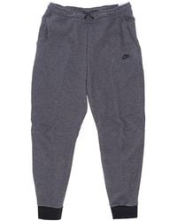 Nike - Fitness ,Zwart ,Katoen Tech Fleece Winter Joggingbroek - Lyst