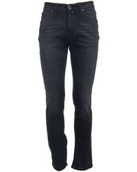 Jacob Cohen - Slim fit bard jeans mit besticktem logo - Lyst