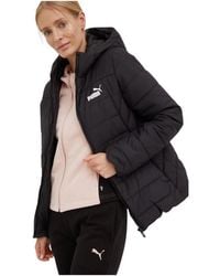 PUMA - Ess Hooded Padded Jacket - Lyst