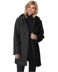 Junge - Elegante Modern Fit Zwarte Jas - Lyst