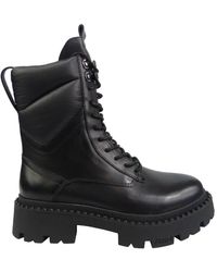 Ash - Schwarze schnürstiefel - Lyst