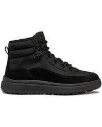 Geox - Schwarze granito stiefeletten für männer - Lyst