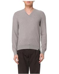 Fay - V-Ausschnitt-Pullover - Lyst