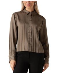 Another Label - Braune Bluse Cate - Lyst