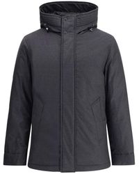 Woolrich - Gepolsterte Daunenjacke Mit Stehkragen - Lyst