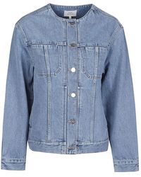 Loulou de Saison - Jassen ,Blauw ,Denim Rima Denim Jacket - Lyst