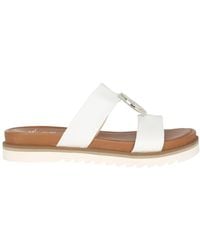 Ara - Schoenen ,Wit ,Witte Slide Sandaal Voor Vrouwen - Lyst