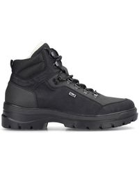 Rieker - Schwarze lässige stiefeletten - Lyst