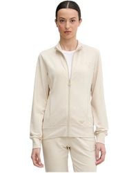 EA7 - Hoodies & Sweatvesten ,Polyester Zip-Through Sweatshirt - Lyst
